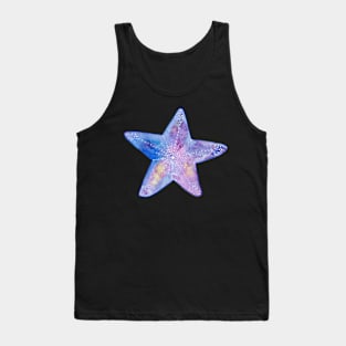 Pastel Galaxy Starfish Tank Top